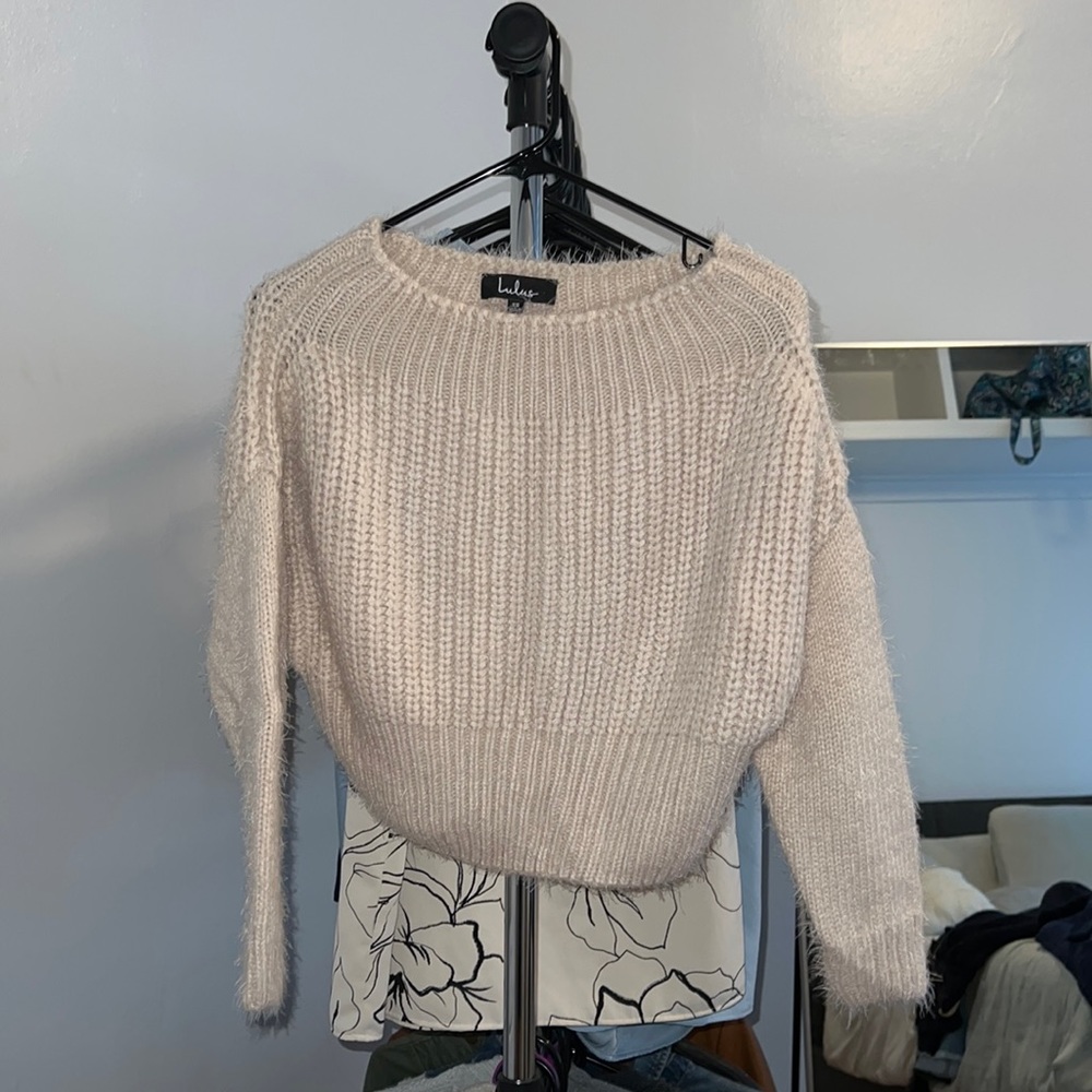 Lulu’s White Sweater